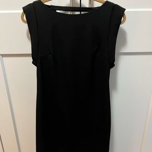 Black sheath dress